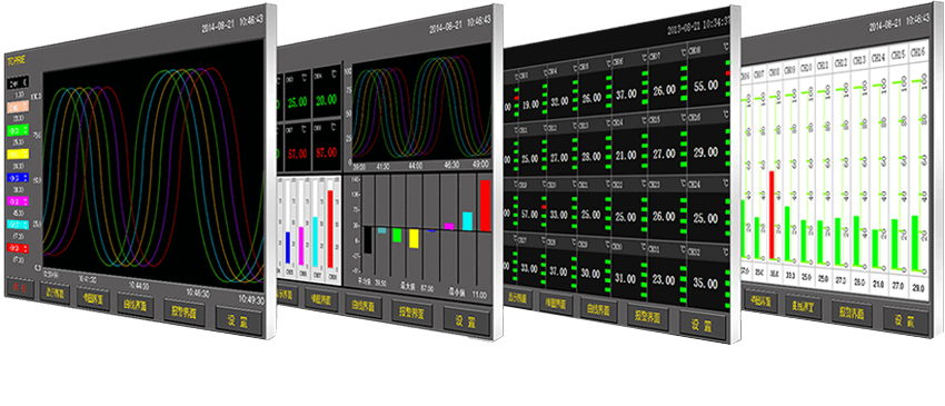 TP1000無(wú)紙記錄儀顯示畫面 TP1000無(wú)紙記錄儀顯示畫面