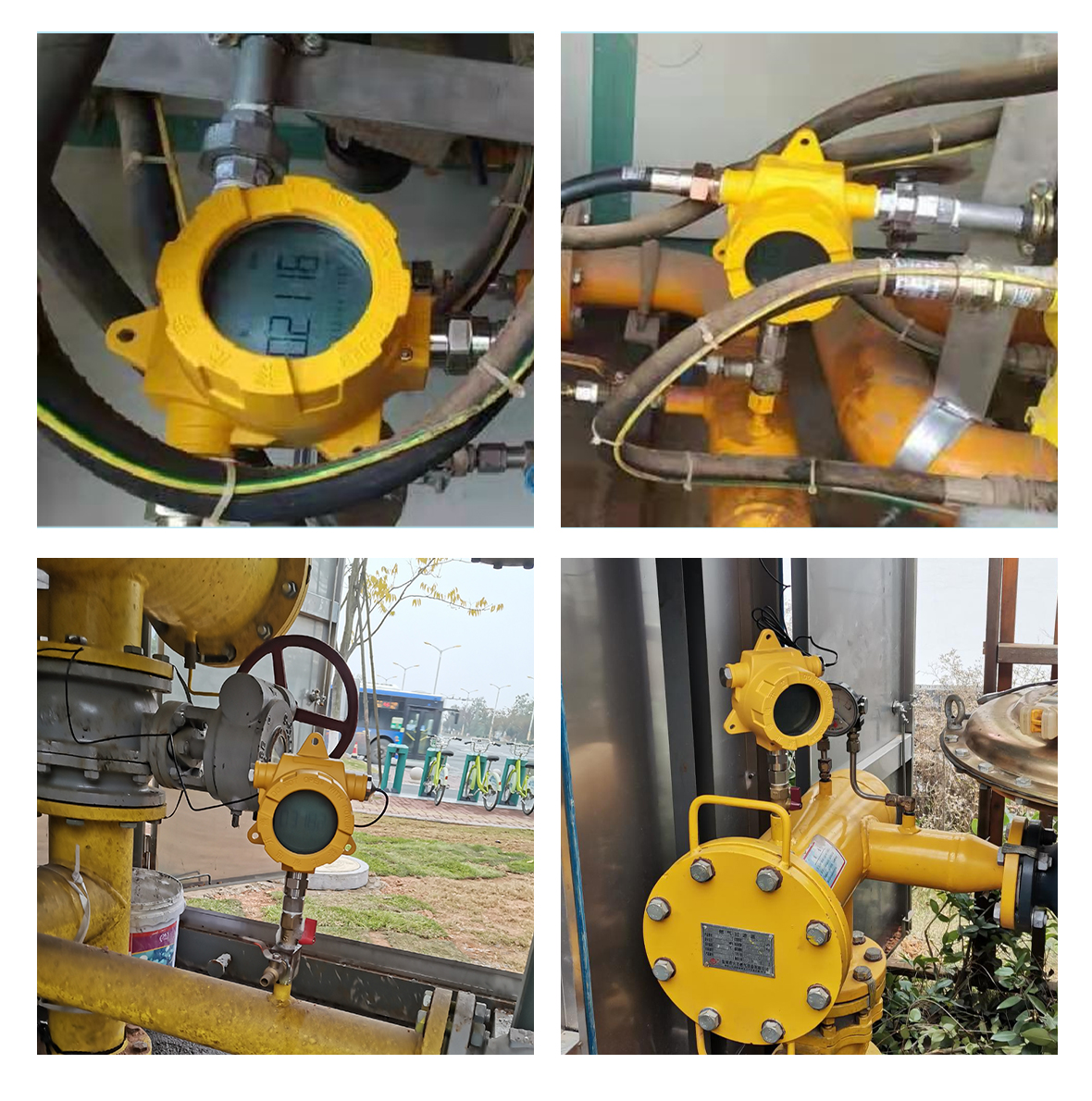 無線壓力表現(xiàn)場安裝圖