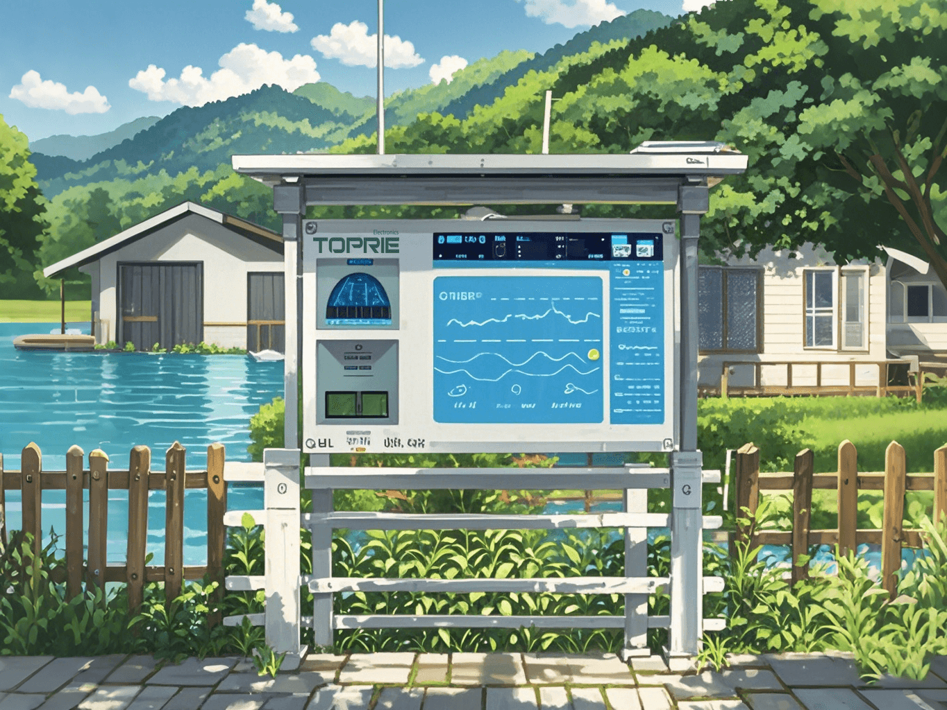 智慧水雨情在線檢測(cè)系統(tǒng)解決方案