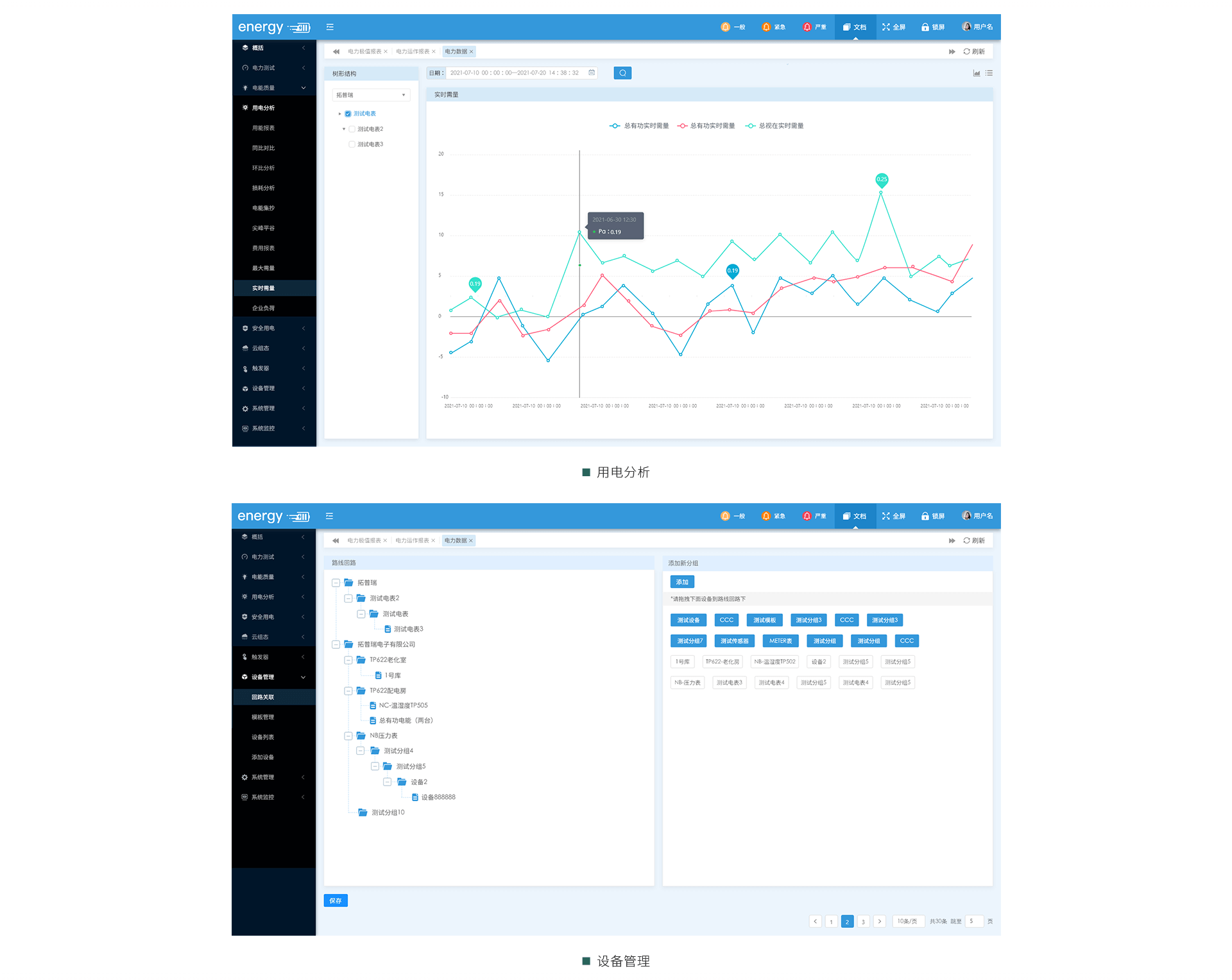 三相智能電力儀表